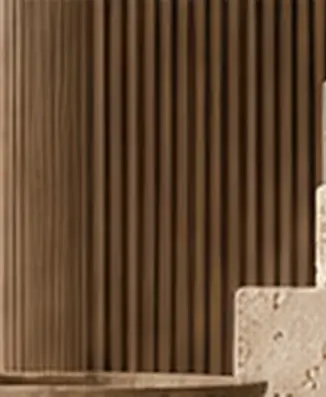 Fluted oak